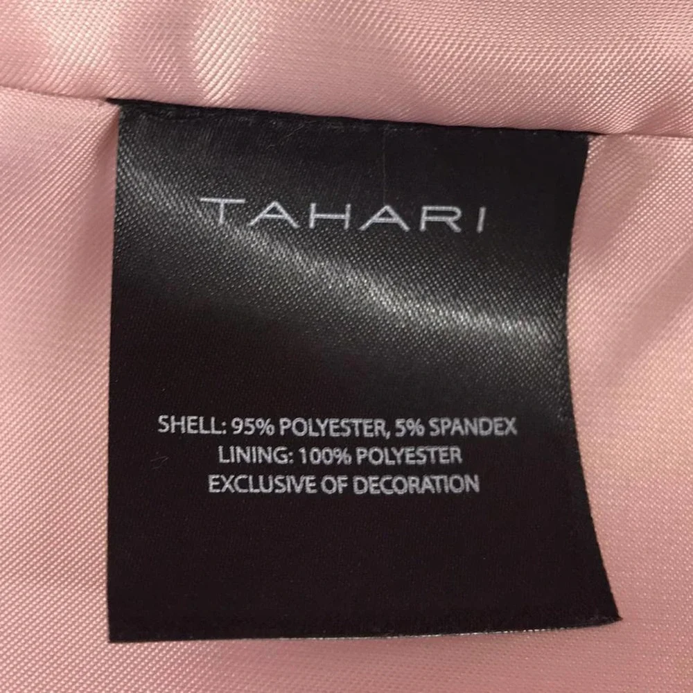 Tahari Jayden Aura Pink Single Breasted Coat - Picture 8 of 8